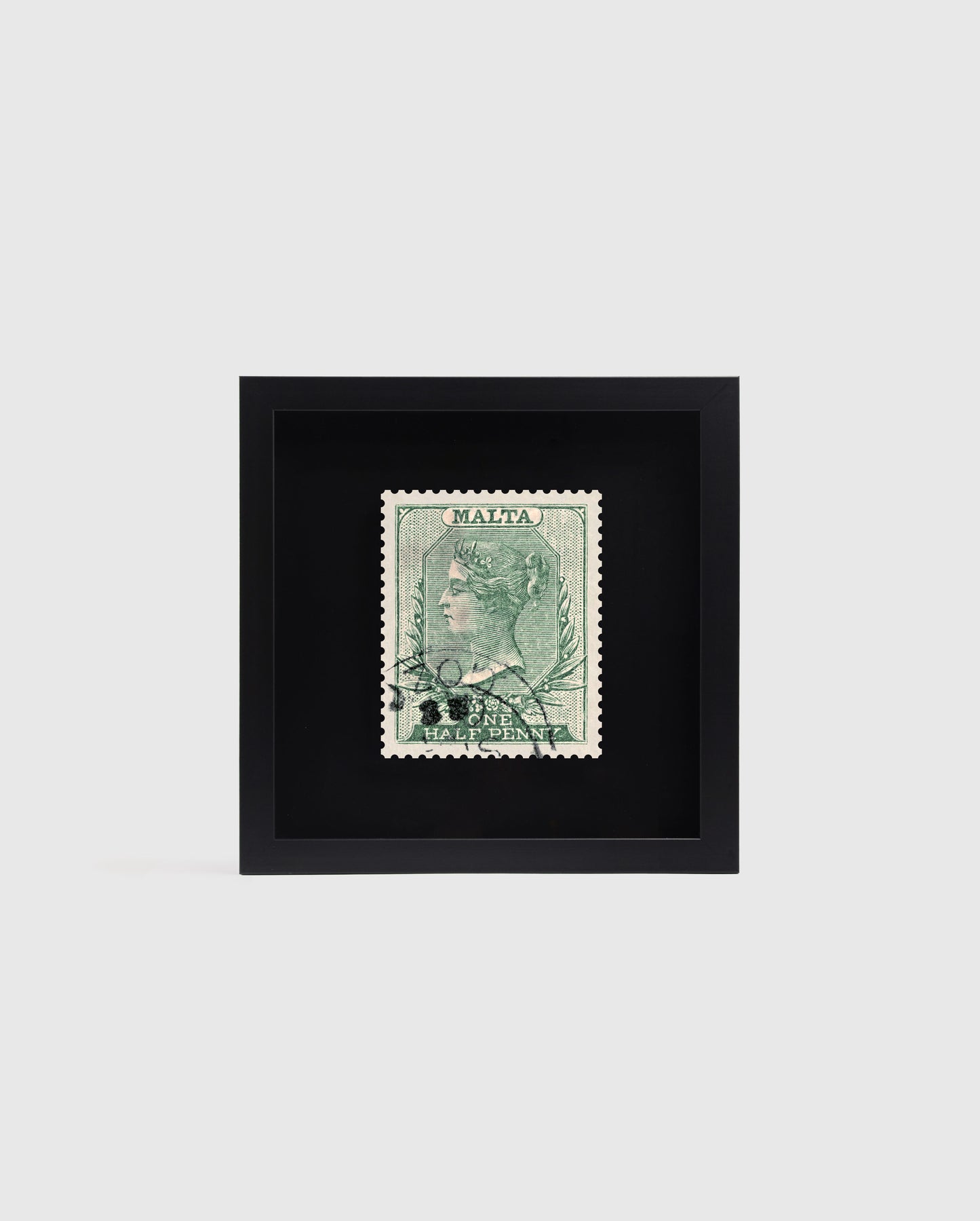 Queen Victoria One Half Penny Malta Stamp