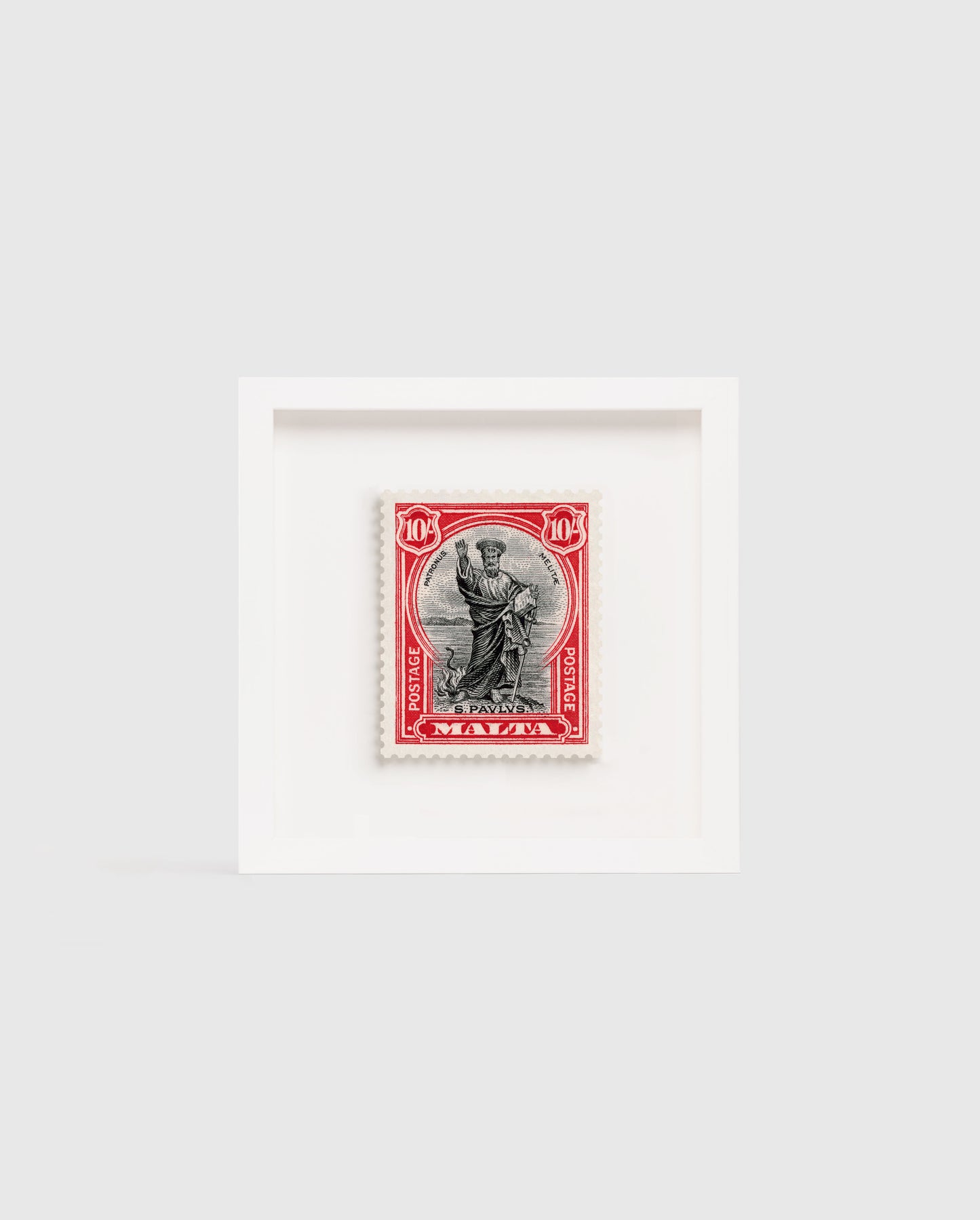 Saint Paul 10 Shillings Malta Stamp